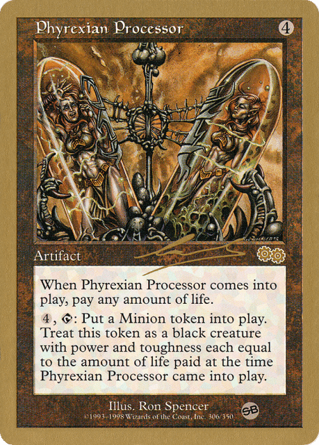 Phyrexian Processor (nl306sb) — World Championship Decks 2000