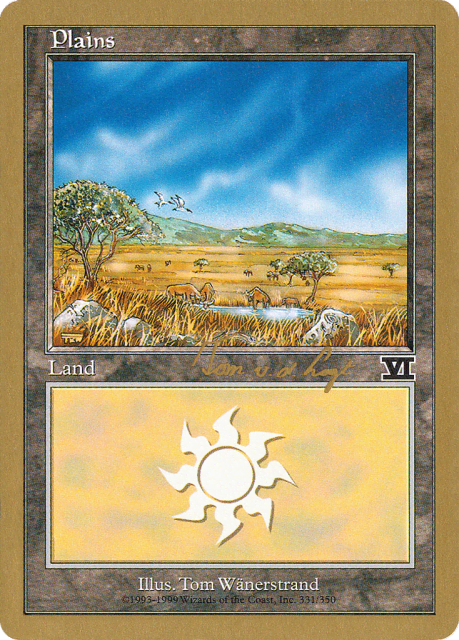 Plains (tvdl331) — World Championship Decks 2000