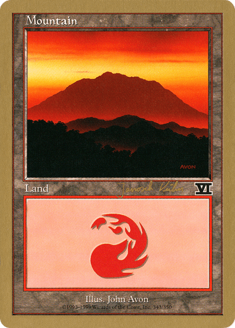 Mountain (jk343) — World Championship Decks 2000