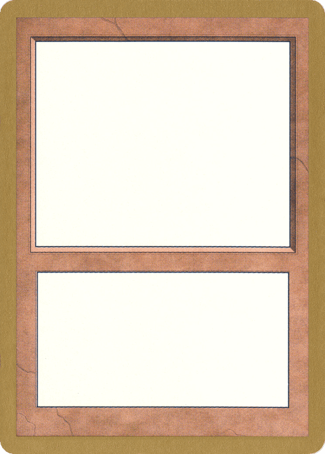 Blank Card (00) — World Championship Decks 2000