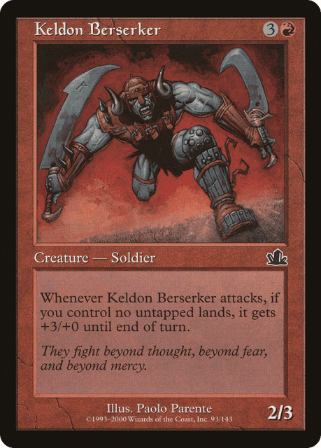 Keldon Berserker (93) — Prophecy