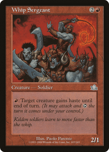 Whip Sergeant (107) — Prophecy
