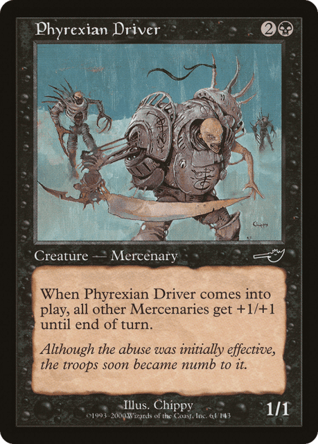 Phyrexian Driver (64) — Nemesis