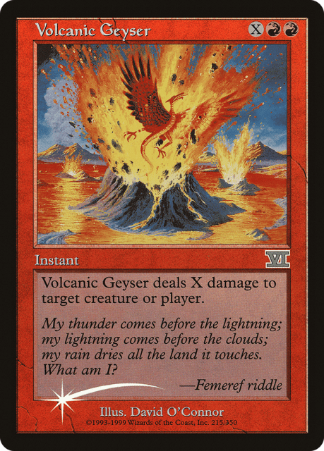 Volcanic Geyser (4) — Friday Night Magic 2000
