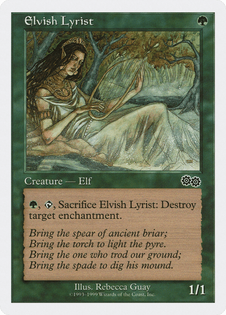 Elvish Lyrist (23) — Battle Royale Box Set