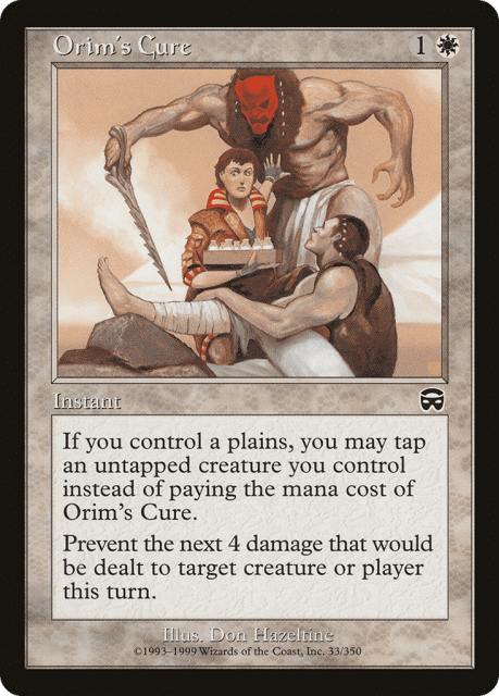 Orim's Cure (33) — Mercadian Masques