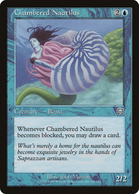 Chambered Nautilus (64) — Mercadian Masques