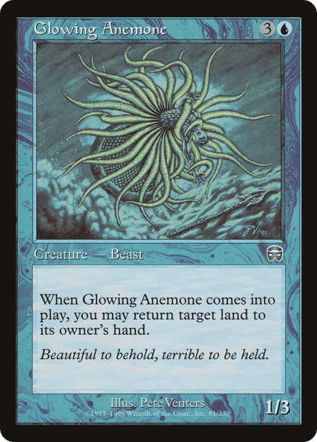 Glowing Anemone (81) — Mercadian Masques