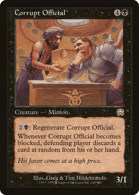 Corrupt Official (128) — Mercadian Masques