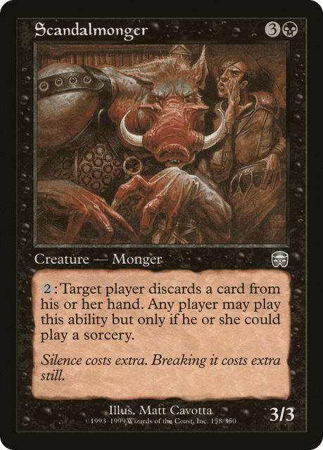 Scandalmonger (158) — Mercadian Masques