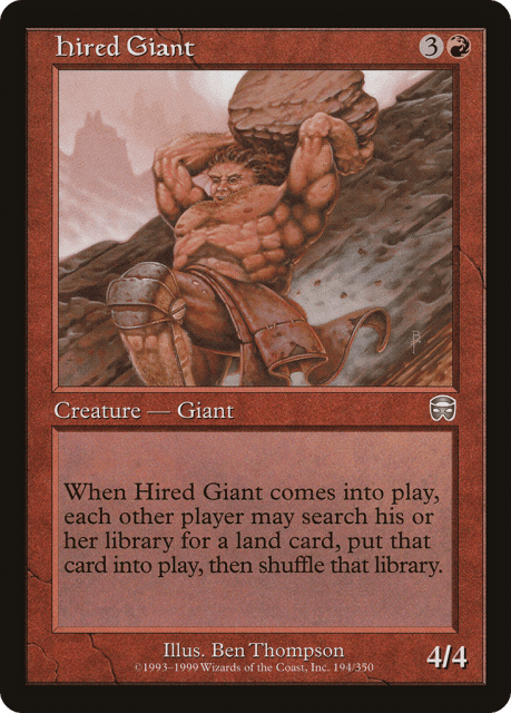 Hired Giant (194) — Mercadian Masques