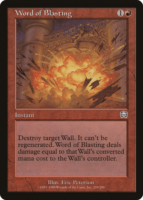 Word of Blasting (228) — Mercadian Masques