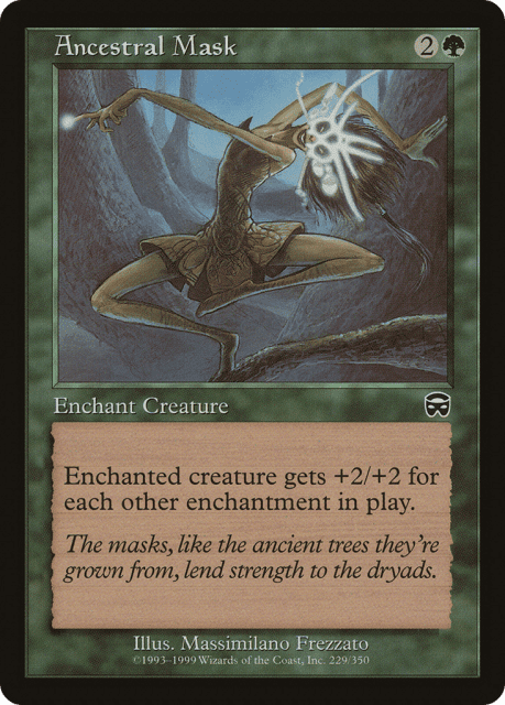Ancestral Mask (229) — Mercadian Masques