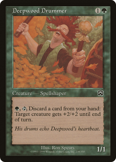 Deepwood Drummer (239) — Mercadian Masques