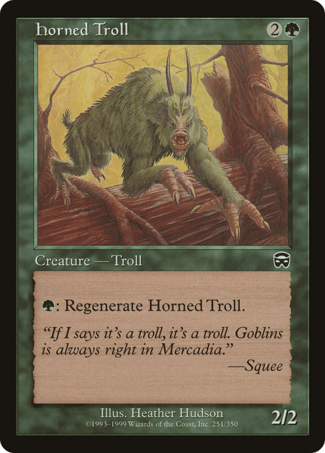 Horned Troll (251) — Mercadian Masques