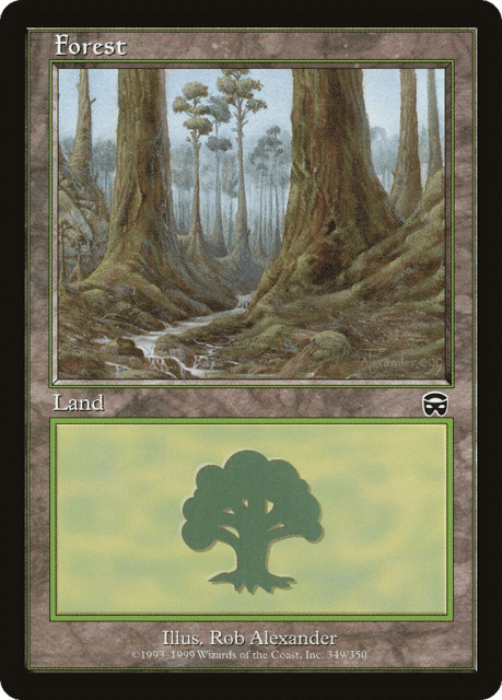 Forest (349) — Mercadian Masques