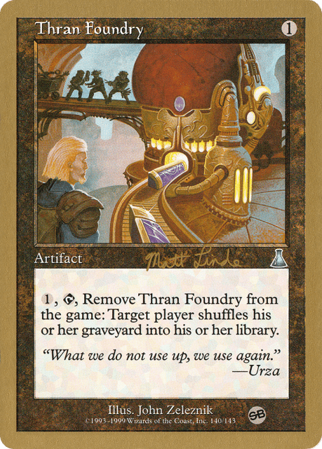 Thran Foundry (ml140sb) — World Championship Decks 1999