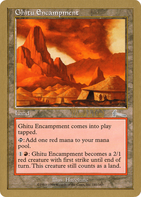 Ghitu Encampment (mlp141) — World Championship Decks 1999