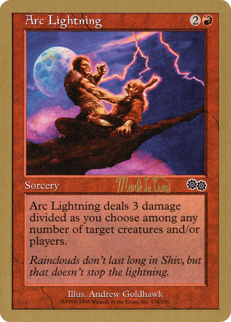 Arc Lightning (mlp174) — World Championship Decks 1999
