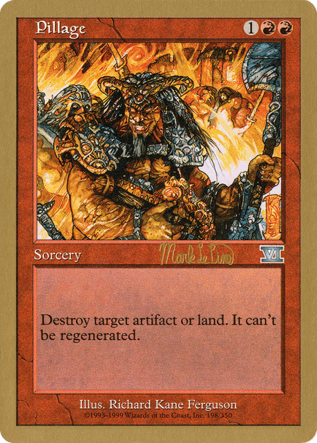 Pillage (mlp198) — World Championship Decks 1999