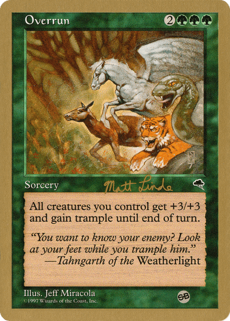 Overrun (ml243sb) — World Championship Decks 1999