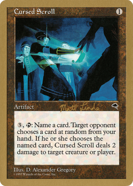 Cursed Scroll (ml281) — World Championship Decks 1999