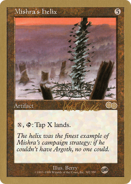 Mishra's Helix (kb302sb) — World Championship Decks 1999
