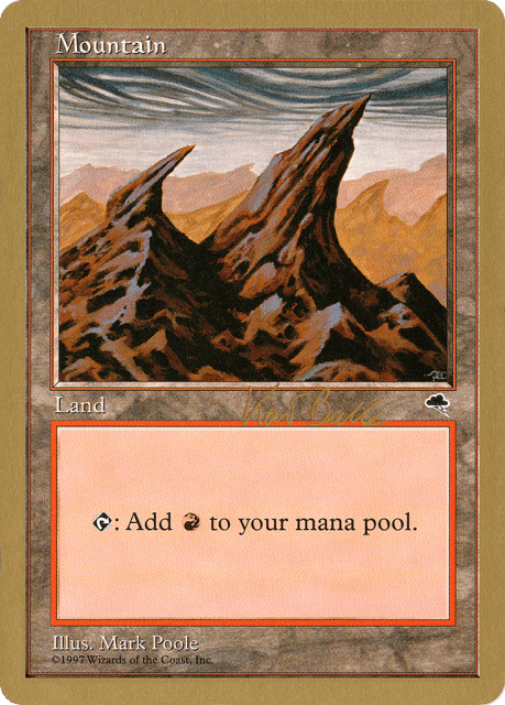 Mountain (kb344) — World Championship Decks 1999
