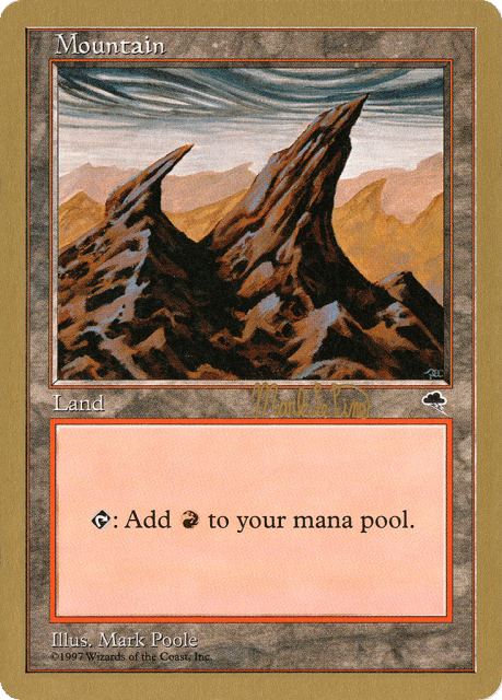 Mountain (mlp344) — World Championship Decks 1999