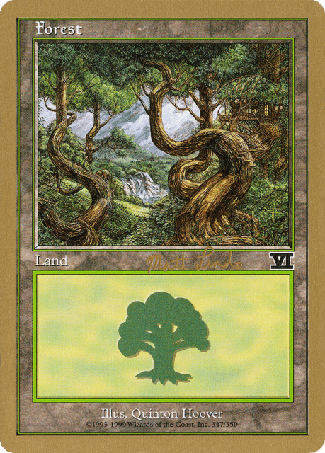 Forest (ml347b) — World Championship Decks 1999