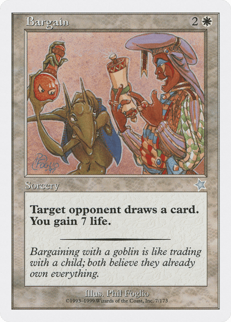 Bargain (7) — Starter 1999
