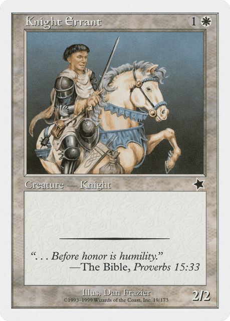 Knight Errant (19) — Starter 1999