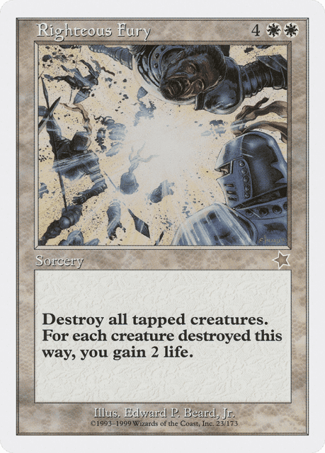 Righteous Fury (23) — Starter 1999
