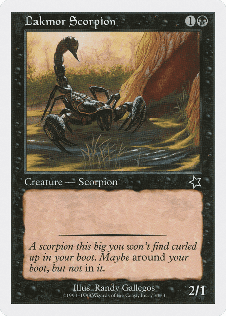 Dakmor Scorpion (73) — Starter 1999