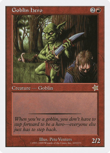 Goblin Hero (103) — Starter 1999