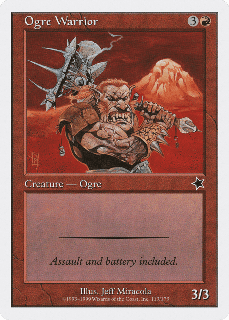 Ogre Warrior (113) — Starter 1999