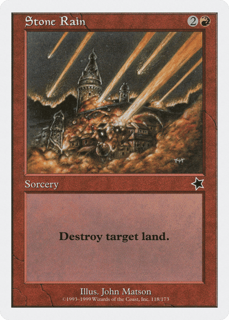 Stone Rain (118) — Starter 1999