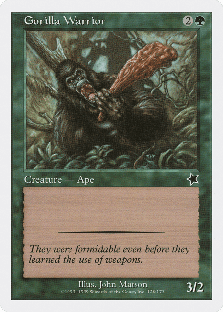 Gorilla Warrior (128) — Starter 1999