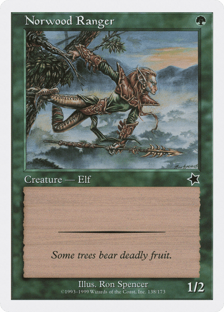 Norwood Ranger (138) — Starter 1999