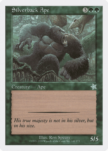 Silverback Ape (141) — Starter 1999