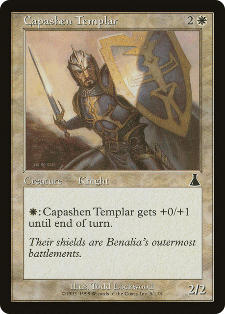 Capashen Templar (5) — Urza's Destiny