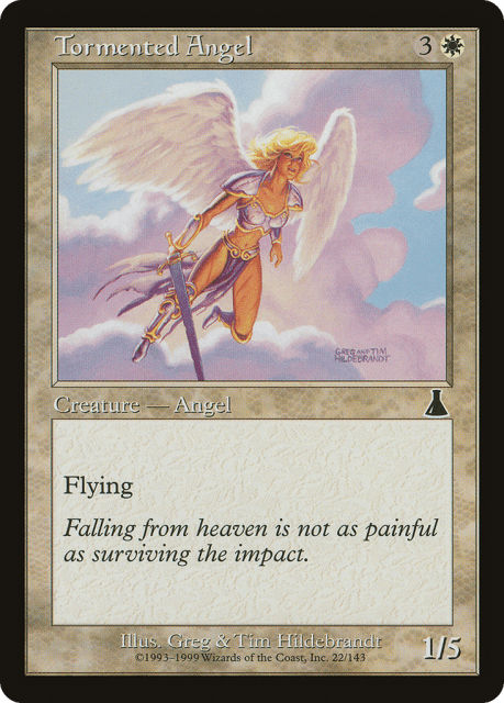 Tormented Angel (22) — Urza's Destiny