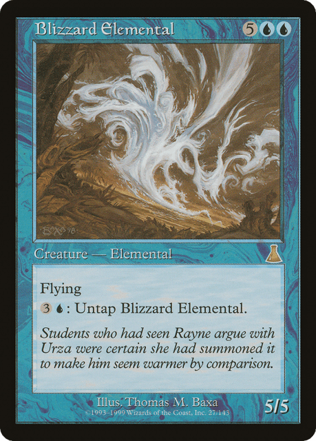 Blizzard Elemental (27) — Urza's Destiny