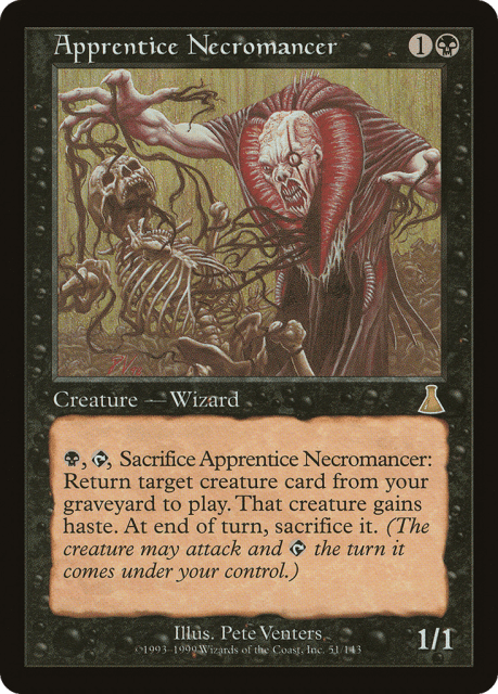 Apprentice Necromancer (51) — Urza's Destiny