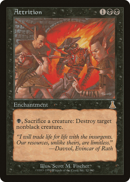 Attrition (52) — Urza's Destiny