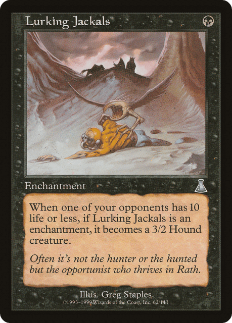 Lurking Jackals (62) — Urza's Destiny