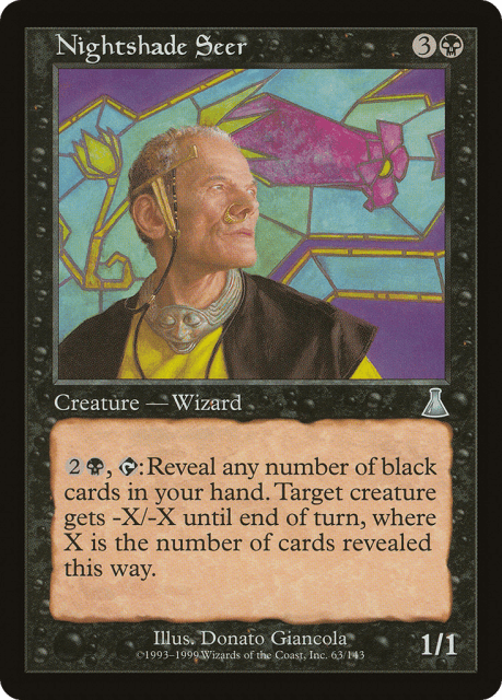 Nightshade Seer (63) — Urza's Destiny