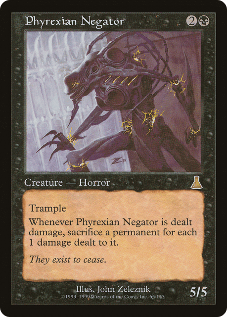 Phyrexian Negator (65) — Urza's Destiny