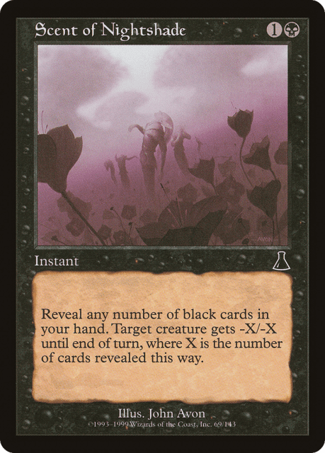 Scent of Nightshade (69) — Urza's Destiny