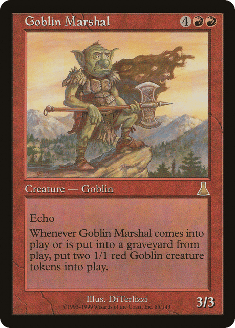 Goblin Marshal (85) — Urza's Destiny